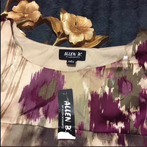 NWT Allen B Tunic Style Multi Colored Dress 6 - Picture 4 of 6